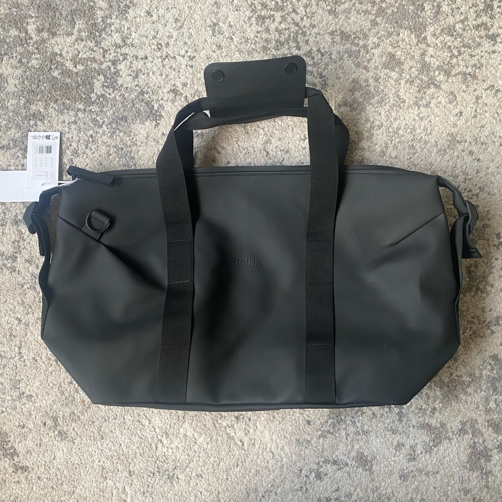 RAINS Weekend Black Men's Bag